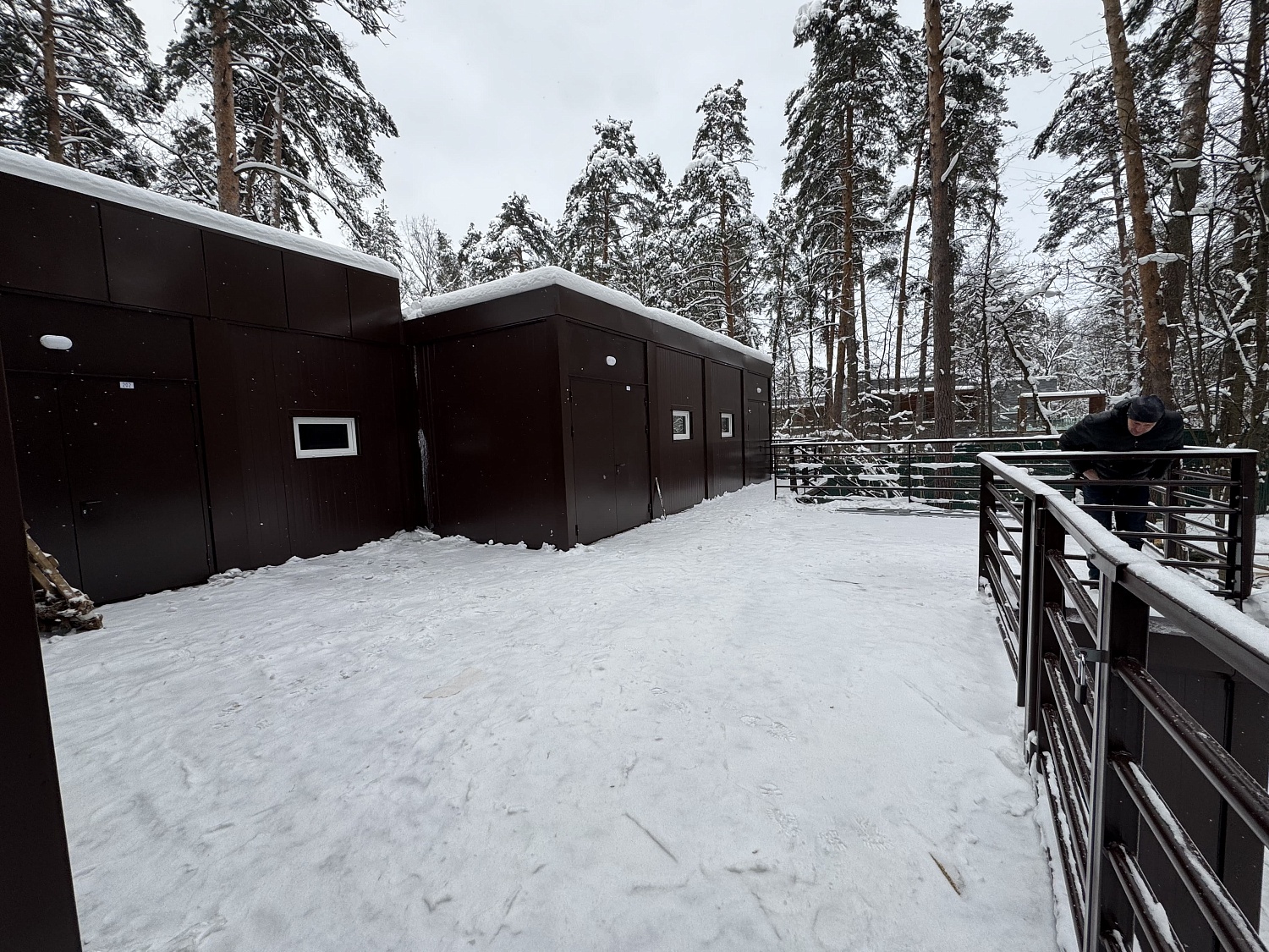 Складское помещение на базе 32 модулей "Звезда"